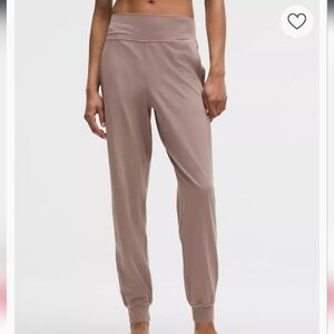 Rewash Easy Knit High Waisted Joggers Dusty Mauve Blush Like Lululemon Align Sm